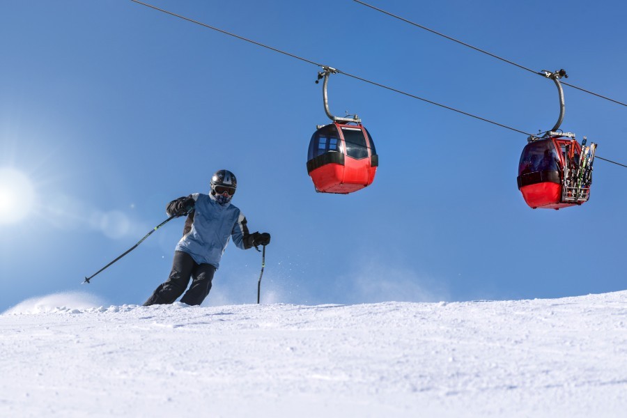 Les belles pistes de ski à Saint Lary Soulan